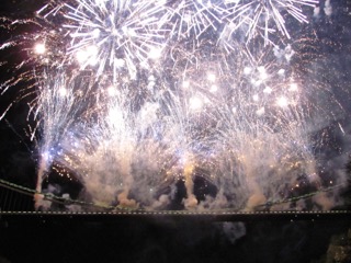 Suspension Bridge Fireworks No 8